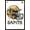Black Framed Version, variant on NFL New Orleans Saints - Drip Helmet 20 Wall Poster, 22.375" x 34"