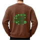 thumbnail image 5 of Ceisia Men's St. Patrick's Day Clover Print Sweatshirt | Relaxed Winter Festive Casual Pullover Gift, 5 of 5
