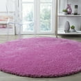 thumbnail image 3 of SAFAVIEH Santa Monica Chelsey Solid Shag Runner Rug, Pink, 2'3" x 7', 3 of 11