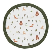 Sweet Jojo Designs Woodland Animal Pals Boy, Girl, Unisex/Gender Neutral Baby Tummy Time Play Mat