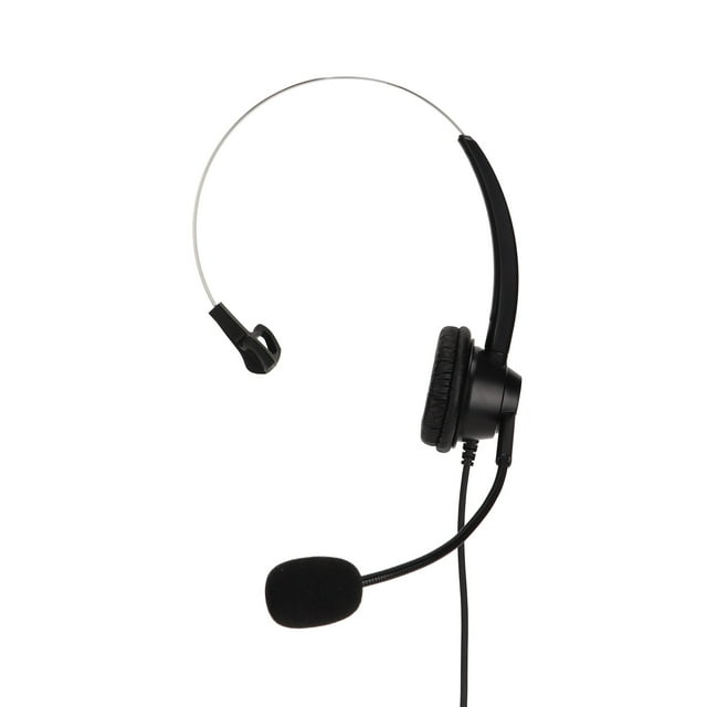 Casque Téléphonique H360-RJ9 Professionnel pour Centre d'Appels avec Micro Antibruit pour Service Client Bureau