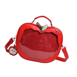 Day of the dead Sling Bag - Red, Black & White Day of the Dead Purse Skull Skeleton Shaped Crossbody Bag  main image 4