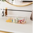 thumbnail image 4 of Hair Accessories Organizer for Girls, Clear Hair Bow Tie Clip Scrunchie Holder Organizer with Removable Divider, Cute Small Stackable Storage Drawer Container Caddy Box, Kids Women Vanity Accessories, 4 of 7