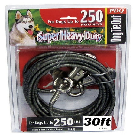 Pdq Q6830-000-99 30 ft. Super Heavy Duty Dog Tie Out Cable