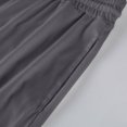 thumbnail image 6 of Men's Drawstring Pocket Cuffed Casual Pants, Solid Color Home Sleep Lounge Pants for Gift, Holiday and Relaxation,Dark Gray,3XL, 6 of 9