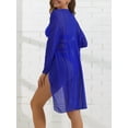 thumbnail image 3 of DARING DIVA Women's Adjustable Spaghetti Straps Bikini Set Small Royal Blue, 3 of 6