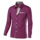 thumbnail image 2 of Camisas Deportivas Hombre Camiseta informal a la moda para hombre, camiseta sencilla y cómoda de Color sólido con cuello y botones, camiseta de manga larga (PP1, 4XL), 2 of 3