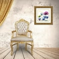 thumbnail image 3 of Koetsier, Albert 15x15 Gold Ornate Wood Framed with Double Matting Museum Art Print Titled - Floral Rainbow Peace, 3 of 4