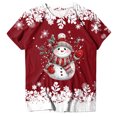 thumbnail image 7 of Drie Womens Summer Tops T Shirts Business Casual Dressy Spring Fashion Outfits Cute Trendy Clothes Christmas T Shirts for Women Graphic Red,L, 7 of 7