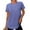Purple, variant on Womens Workout Tops Short Sleeve Athletic Yoga Shirts Trendy Spring Summer Running Quick Dry Gym Outdoor Outfits S-2XL
