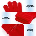 thumbnail image 5 of Cooraby 12 Pairs Kid's Winter Magic Gloves Children Stretchy Warm Magic Gloves Boys or Girls Knit Gloves for 6-12 Years, 5 of 7