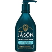 Jason Men's Hydrating 2-in-1 Face & Body Wash, 16 oz