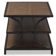 thumbnail image 4 of Baxton Studio Lancashire Storage Coffee Table in Oak Brown and Black, 4 of 7