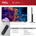 thumbnail image 3 of TCL 75" Class 5-Series 4K UHD QLED Dolby Vision HDR Smart Roku TV - 75S555, 3 of 11
