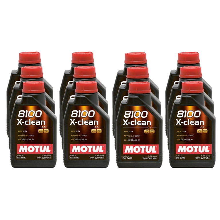 Motul 109470 8100 X-Clean EFE 5W30 1Liter - Walmart.com