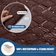 thumbnail image 5 of Funda para muebles TAOCOCO, impermeable, reversible, para 2 plazas, color café, 5 of 8