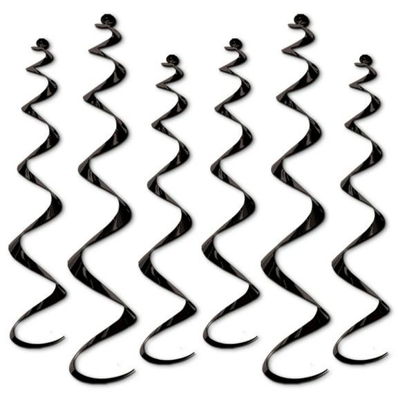 Twirly Whirlys, 4-24" & 2-36", (12/Pkg)