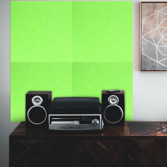 unbranded 5Ud Panel Acústico De Fieltro Verde Para Pared Con Aislamiento Sonoro Ideal Para Sala Y Ktv