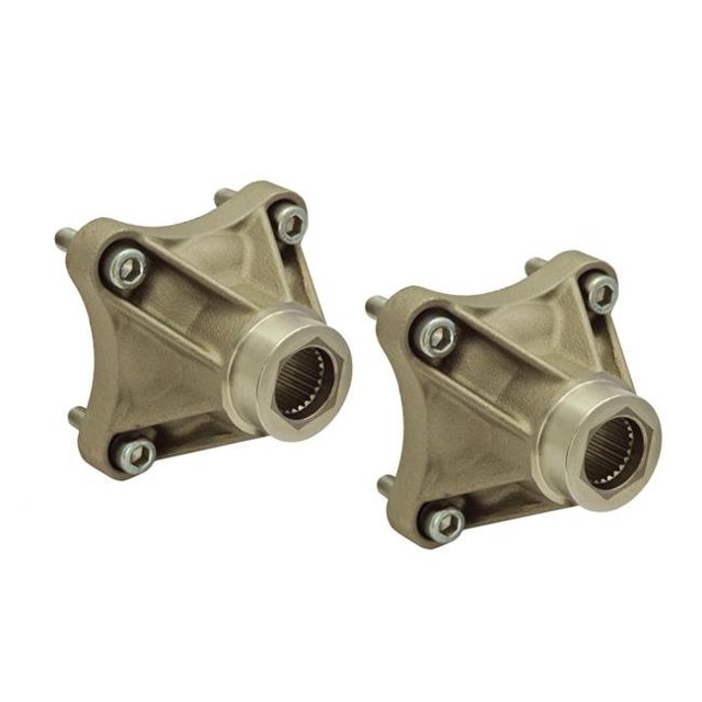 1341-110x Extended Rear Wheel Hubs - Suzuki Quad Racer 500 1987-1990 26 Spline 4 x 110 mm Plus 1 in.