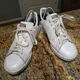 thumbnail image 2 of Ad-id-as Originals Stan Smith Core White Navy Casual Sneakers M20325 Men's 8.5, 2 of 6