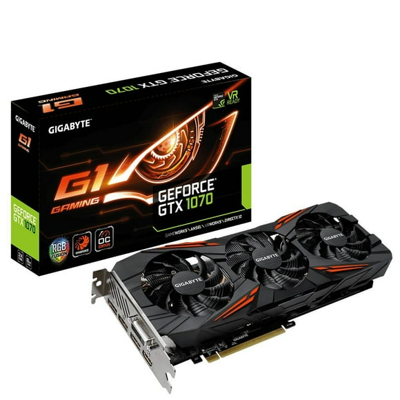 Tarjeta gráfica para computadora GIGABYTE GeForce GTX 1070 G1 8GB