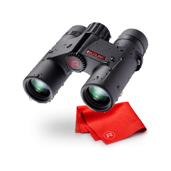 Red-Line Optics F4F Wildcat 8x24mm Roof Prism Binoculars, Polycarbonate Rubberiz