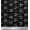 Black, variant on Soimoi Cotton Duck Fabric Stripe,Leaves & Floral Artistic Print Fabric by Yard 42 Inch Wide