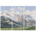thumbnail image 1 of Montañas glaciares y pasto verde Design Art Inc. # PT4006 PT4006-36-28-3P, 1 of 1