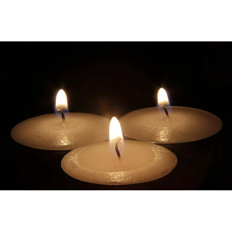  Ohr Tealight Candles - 50 Pack Bulk Tea Lights Candles - White  Tealights Unscented - 4 Hour Burn Time : Home & Kitchen