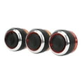 thumbnail image 1 of AC Switch Knob, Heat Control Switch Knob Durable 3pcs Dirt-Proof  For Car Interior Switches Replacement For  206/206+/207, 1 of 8