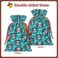 thumbnail image 2 of Rocae Cartoon Dog And Cat for Christmas Drawstring Linen Gift Bag with Drawstrings Treat Bag Goody Present Bags for Christmas Party Favor-Small, 2 of 9