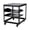 10U, variant on Adjustable Open Frame Server Rack 20U – Carbon Steel Server Cabinet, 2-Layer Tray, 4 Lockable Casters, 22-40in Height, Floor Standing or Wall Mount, for IT/AV/Networking Equipment
