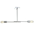thumbnail image 2 of JONATHAN Y Turing 30.5" Adjustable Metal LED Linear Pendant, Chrome, 2 of 7