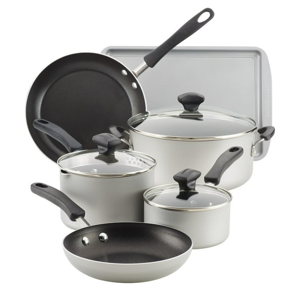 Juego de utensilios de cocina Farberware Cookstart DiamondMax 15 piezas plateado