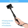 thumbnail image 6 of Uxcell Portable Extension Selfie Stick, Adjustable Aluminum Alloy Hand Grip Monopod Pole, 19 Inch, Green & Black, 6 of 6