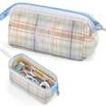 thumbnail image 4 of Estuche para lápices, bolsa de cosméticos portátil con asa, bolsa duradera para bolígrafos para niñas, niños, adolescentes, escuela, 4 of 5