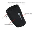 thumbnail image 4 of Sac Anti-Vol Brassards Élastiques Réglables pour Sport Extérieur (S Noir), 4 of 10