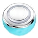 thumbnail image 1 of Masajeador facial de 600 mAh, limpiador, máquina de vibración, absorción, 4 LED, firme azul, 1 of 9
