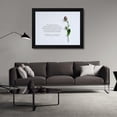 thumbnail image 3 of ArtsyQuotes 24x19 Black Modern Wood Framed Wall Art Titled - Charlotte Bronte Quote: The Human Heart, 3 of 6