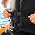 thumbnail image 7 of Life Vest, Lightweight Portable Green Buoyancy Aid, 1 Pack with Quick Release Buckles , for Swimming Boating Fishing Beach Water Activities, 7 of 7