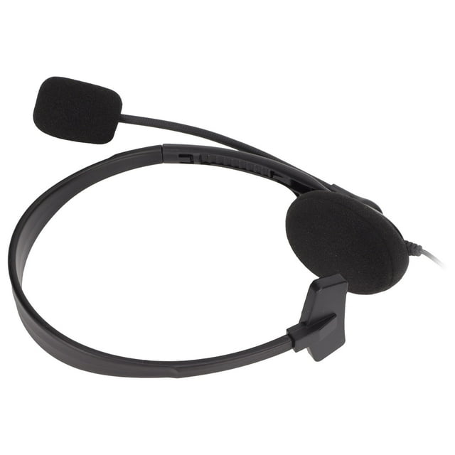 Telephone Headset, Noise Reduction Single Ear Customer Service Headset 3.5mm Plug For Home For Computers