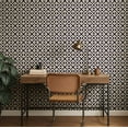 thumbnail image 3 of S4Sassy Peel & Stick Textured Vinyl Wallpaper, Urban Chic Tribal Geometric Print Contact Paper Waterproof - Blue, 25"x360", Removable Modern Wall Covering for Home Decor in Bedrooms & Living Areas, 3 of 9