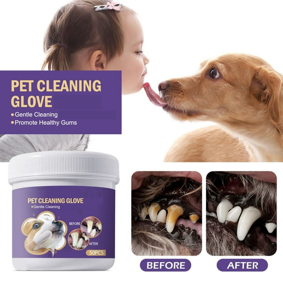 Antqov Teeth Cleaning for Dogs Cats Bad Breath By Removing and Buildup Dog Finger 10ml, Home Accessories