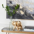 thumbnail image 3 of 7" x 8" Gold Polyresin Elephant Sculpture, by CosmoLiving by Cosmopolitan, 3 of 11