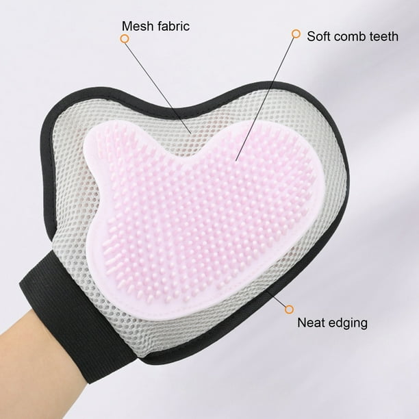 Pisexur Suministros para mascotas Suministros de limpieza para mascotas Guantes para quitar el pelo Guantes de caricias Guantes de baño y masaje Guantes para mascotas Guaperros, gatos y animales