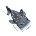 thumbnail image 4 of Hyknon Shark-Shaped Pencil Case Novelty Large Capacity Pencil Pouch with Zipper Portable Canvas Stationery Storage Bag for Classroom College Office Supplies, 4 of 7