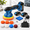 Blue-5inch, variant on Cordless Car Buffer Polisher, Blue, 5inch, 8-Speed Dual-Action Polisher for Detailing