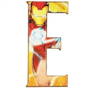 Iron Man Superhero Letter E Metal Sign Home Decoration Wall Art Media Room Man Cave