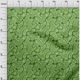 thumbnail image 3 of oneOone Cotton Jersey Green Fabric Abstracts Sewing Craft Projects Fabric Prints By Yard 58 Inch Wide, 3 of 4