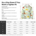 thumbnail image 6 of Goofa Mushroom Bee Printed Women's UPF 50+ Sun Protection Hoodie Jacket Lightweight Long Sleeve Sun Shirt for Women with Pocket Hiking Outdoor-, 6 of 9